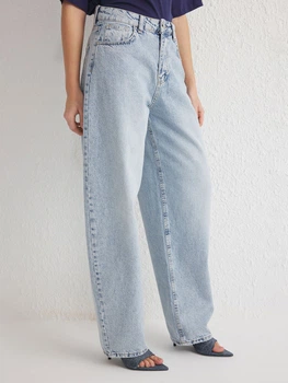 Джинси Baggy жіночі Trendyol TWOSS25JE00063 32 Light Blue (8683050934536)