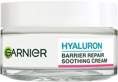 Зволожуючий заспокійливий крем Garnier Skin Naturals для Відновлення захисного бар'єру чутливої шкіри обличчя з Гіалуроновою кислотою 50 мл (3600542328647)