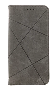 Чохол книжка Business Leather для Samsung Galaxy A52 / A525 на магніті з підставкою сірий