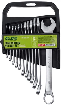 Набір комбінованих ключів Alloid 6-22 мм 12 предметів (НК-2005-12М)