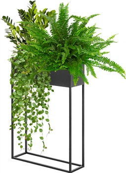 Квітник з горщиком Kadax 60x90 см Чорний (K10702)