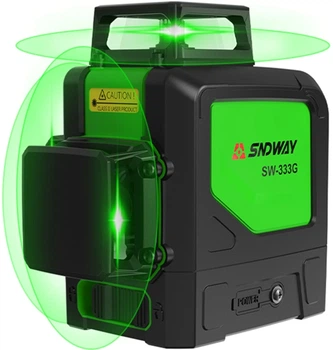 Лазерний рівень Sndway SW-333G 30 м