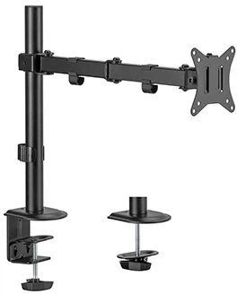 Uchwyt biurkowy HiSmart dla monitora 17-32" Black (HS082390)