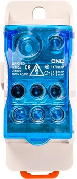 Розподільчий блок CNC FTUKK125 125A, на DIN-рейку (NV821778)