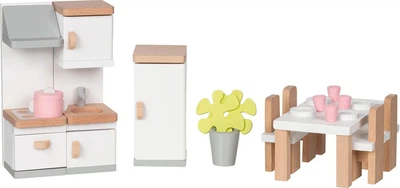 Kuchnia dla lalek Goki drewniana 20 elementów 5220098 (4013594514934)