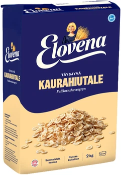 Упаковка Овсяные хлопья с цельного зерна ELOVENA 2 кг х 4 шт