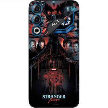 Силиконовый чехол SMTT для ZTE Nubia Neo 3 GT 5G с принтом Stranger Things Векна