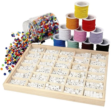 Набір для нанизування Creativ Company намистини з літерами 97768 (5712854054423)