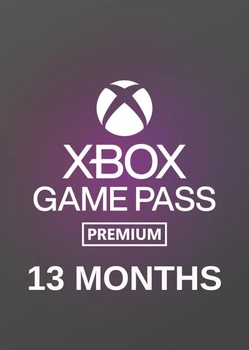 Xbox Game Pass Premium - 13 місяців (Xbox One/Series і Windows 10) Trial підписка для всіх регіонів і країн