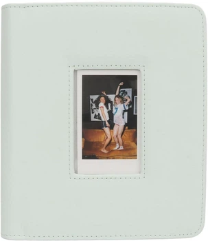 Фотоальбом мʼятно-зелений FujiFilm Instax Mini на 288 фото (фотокартка 8,5х5,4 см) / Альбом сумісний з Mini 11/12 (7s, 8, 9, 11, 12, 25, 26, 90, 40, 50, 70, 25S, liplay, Polaroid 300, Z2300, SHARE SP-1, SP-2, link)