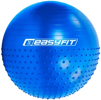 Мяч для фитнеса массажный гимнастический EasyFit Hybrid EF-3013-BL 85 см Синий (56003053)