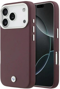 Etui BMW Sign Full Wrapped Metal MagSafe do Apple iPhone 17 Pro Red (3666339551353)