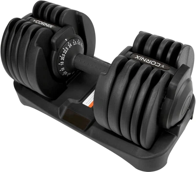 Гантеля с регулируемым весом Cornix 2.5-24 кг XR-0405 Black