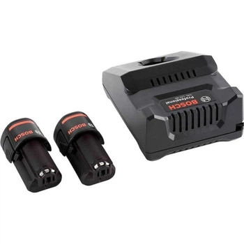 Набір 2х акумуляторів GBA 12V 2.0Аг + ЗП GAL 12V-40 Bosch 1600A019R8