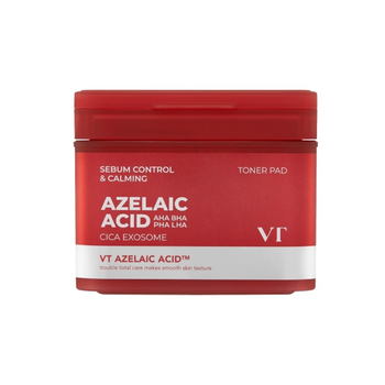 Тонер-пэды VT Cosmetics Azelaic Acid Care Toner Pad AZ с азелаиновой кислотой 60 шт