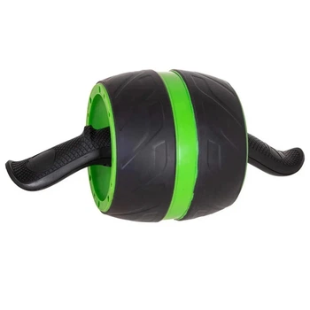Ролик-колесо для преса AB Wheel Springos FA5010 зелений, з поворотним механізмом