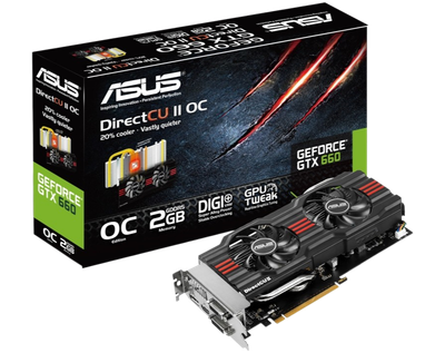 Видеокарта GeForce GTX 660 2GB Asus Direct CU II OC (GTX660-DC2O-2GD5) Б/У