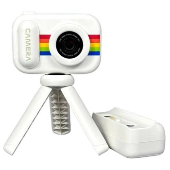 Цифрова дитяча камера + термопринтер і штатив H8 Ultra Color Printing білий