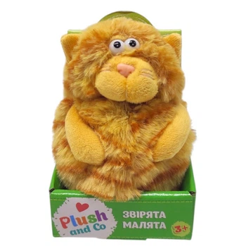 Мягкая игрушка Plush and Co КОТИК РЫЖИЙ 12 см Plush and Co (PLC25015) (281980)