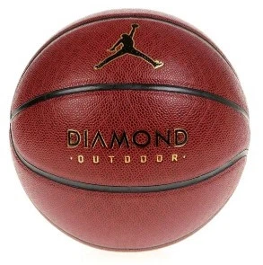 Мяч баскетбольный Nike JORDAN DIAMOND OUTDOOR 8P DEFLATED AMBER/BLACK/METALLIC GOLD/BLACK size 7