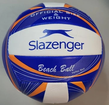 М'яч волейбольний Slazenger AC Beach volleyball blue/white/orange/silver size 4 307781