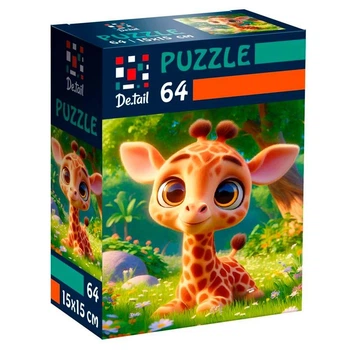 Пазли Vladi Toys De.tail Малий жираф 64 деталі DT1234-13