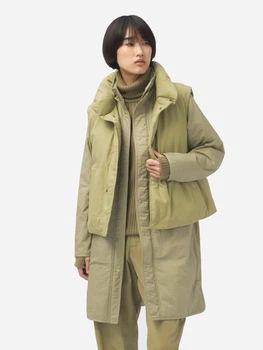Теплый жилет короткий женский Uniqlo 300934587 S Зеленый (1159824683)