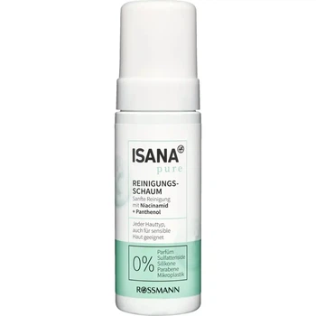Очищаюча пінка для вмивання Isana Pure, 150 мл.