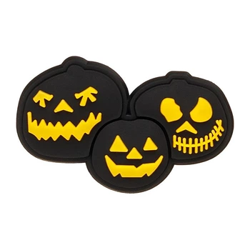 Джибітси для кроксів 1414 Серія «Halloween, гарбузи» 1 шт.
