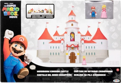 Игровой набор Jakks Pacific Super Mario Bros. Mushroom Kingdom Castle Playset Замок Марио с фигурками