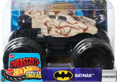 Монстр-трак Хот Вилс Бэтмобиль Бэтмена 1:24 Hot Wheels Monster Truck Batman Batmobile (JCC94)