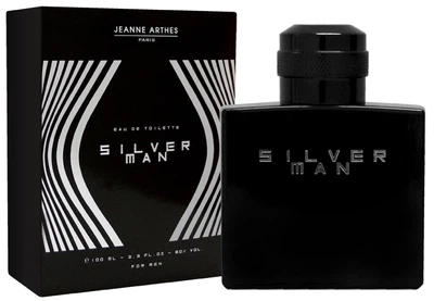 Woda toaletowa męska Jeanne Arthes Silver Man 100 ml (3430750046015)