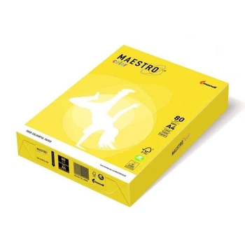 Папір кольоровий А4 80 г/м 500арк Maestro Color Neon Yellow жовтий NEOGB