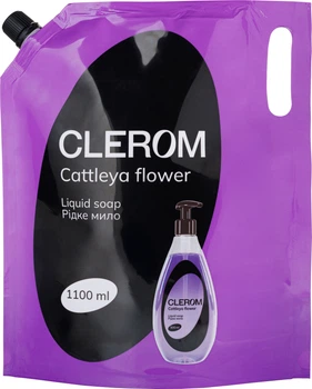 Рідке мило Clerom Cattleya flower дой-пак 1100 мл (4820287020180)