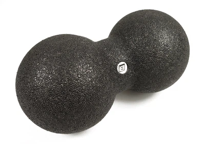 Массажный мяч EasyFit DuoBall EPP 23х12 см двойной Черный (EF-2000)