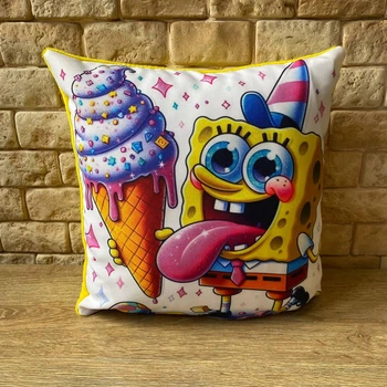 Подушка Губка Боб Spongebob 33х33 см -7