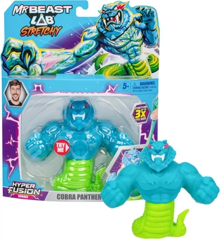 Игровые фигурки Мистер Бист Кобра Пантера MrBeast Lab Cobra Panther Hyper Fusion Stretchy Hero