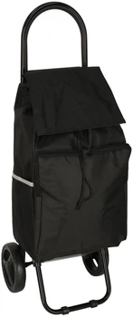 Wózek torba na zakupy KIK na kółkach 95 cm Czarny (5903039766105)