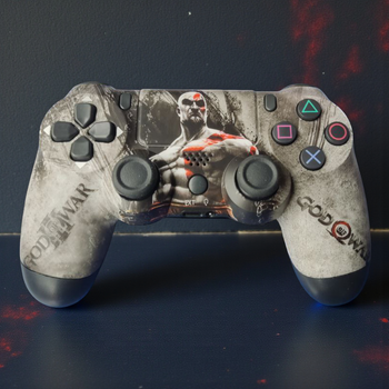 Беспроводной джойстик для PS4 с принтом God of War игровой геймпад Bluetooth джойстик для приставки Play Station 4