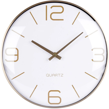 Настінний годинник Vilde 569610-B Білий Золотий 30 см (5904316455248)