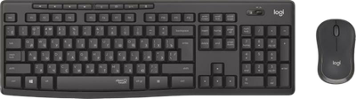 Комплект клавіатура та мишка Logitech MK295 Silent UA Graphite (920-009800)