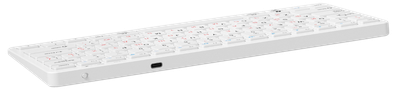 Клавіатура бездротова Maxxter KBW-C01S-UA Silver