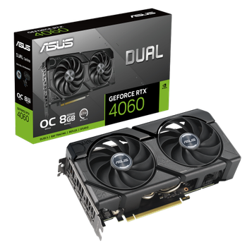 Відеокарта GeForce RTX 4060 8GB Asus Dual Evo OC (DUAL-RTX4060-O8G-EVO)