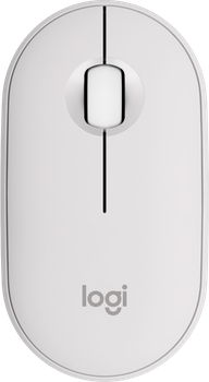 Миша бездротова Logitech Pebble Mouse 2 M350s White (910-007013)
