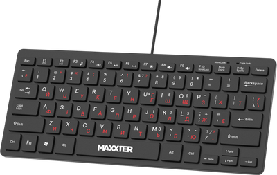 Клавіатура Maxxter KBM-C01B-UA Black