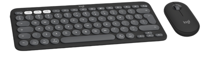 Комплект (клавіатура, миша) бездротовий Logitech Pebble 2 Combo Graphite (920-012244)