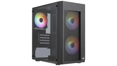 Корпус AeroCool Hexform-G-BK-v2 FRGB Black (ACCS-PV38033.11)