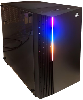 Корпус Golden Field 3802 500W RGB Black