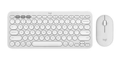 Комплект (клавіатура, миша) бездротовий Logitech Pebble 2 Combo White (920-012240)