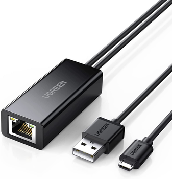 Адаптер UGREEN Ethernet Adapter for TV Stick Black (30985)